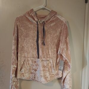 Spyder Pink Velvet Hoodie size M